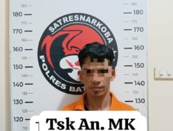 Satresnarkoba Polres Batu Bara Amankan Seorang Pengguna Sabu di Datuk Tanah Datar