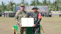 Antusias Warga Meriahkan Pembukaan TMMD ke-129 di Desa Kapal Merah
