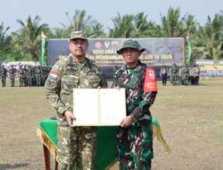 Antusias Warga Meriahkan Pembukaan TMMD ke-129 di Desa Kapal Merah