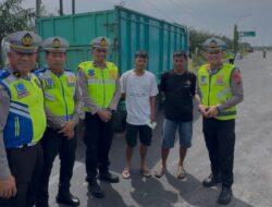 Polantas KARIB, Satlantas Polres Batu Bara Edukasi Sopir Truk Demi Keselamatan Berlalu Lintas
