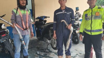 Polisi Tertibkan Knalpot Brong, Warga Diimbau Gunakan Knalpot Standar