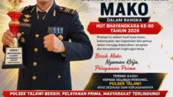 Kapolsek Talawi Raih Juara I Lomba Kebersihan Mako dalam Rangka HUT Bhayangkara ke-80