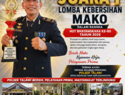 Kapolsek Talawi Raih Juara I Lomba Kebersihan Mako dalam Rangka HUT Bhayangkara ke-80