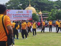 Tarik Tambang Warnai Semarak HUT RI ke-81 di Polres Batu Bara