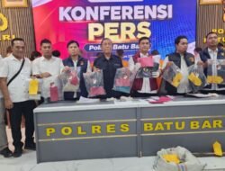Polres Batu Bara Ungkap 10 LP, 17 Tersangka Diamankan Periode Juli–Agustus 2026