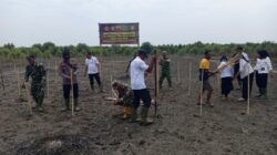 Bersinergi dengan Forkopimcam, Satgas TMMD Ke-129 TA 2026 Kodim 0208/Asahan Berkomitmen Jaga Kelestarian Hutan Mangrove
