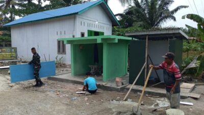 Demi Air Bersih untuk Warga Pesisir, Satgas TMMD Ke-129 Kodim 0208/Asahan Rela Korbankan Hari Libur Demi Masyarakat