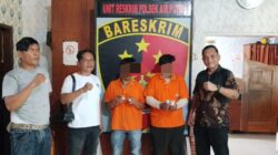 Gagalkan Peredaran Sabu, Tim Opsnal Polsek Air Putih Amankan Dua Pria
