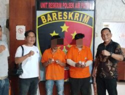 Gagalkan Peredaran Sabu, Tim Opsnal Polsek Air Putih Amankan Dua Pria