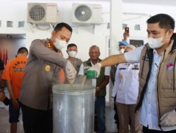 Hampir 2 Kilogram Sabu di Musnahkan, Baguan Komitmen Polres Batubar Berantas Peredaran Narkotika