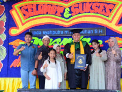 Ipda Putra Hasibuan Resmi Sandang Gelar Sarjana Hukum, Bukti Semangat Belajar di Tengah Tugas Kepolisian