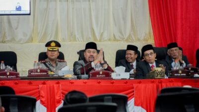 Bupati Hadiri Paripurna Istimewa Pidato Kenegaraan HUT ke-81 Kemerdekaan RI
