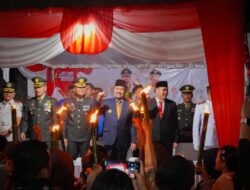 Malam Taptu dan Ziarah Makam Pejuang, Bupati & Kapolres Batu Bara Kobarkan Semangat Nasionalisme