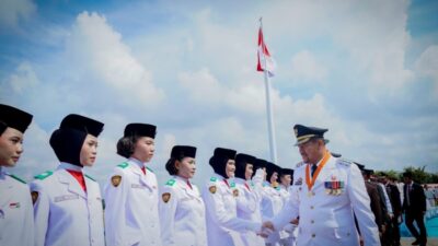 Merah Putih Berkibar, Bupati Batu Bara Pimpin Upacara HUT RI ke-81