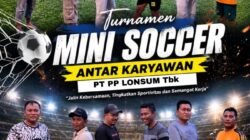 Mini Soccer Antar Karyawan PT PP Lonsum Berakhir, Tim Staf Raih Juara I