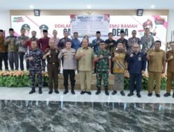 Deklarasi Damai Calon Kades Digelar, Dandim 0208/Asahan Tekankan Pilkades Berlangsung Kondusif