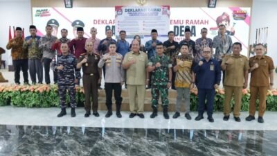 Deklarasi Damai Calon Kades Digelar, Dandim 0208/Asahan Tekankan Pilkades Berlangsung Kondusif