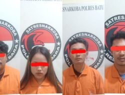 Satresnarkoba Bongkar Peredaran Ekstasi, Empat Tersangka Diamankan Diduga Hendak Edarkan ke THM