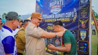 Bupati Batu Bara Tutup Turnamen Sepak Bola Bupati Cup II Tahun 2026