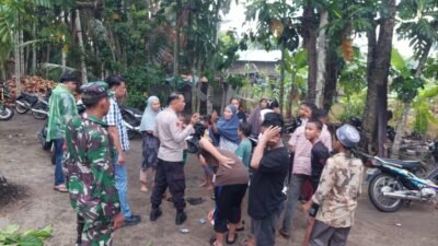 Peduli Keselamatan Warga, Polsek Lima Puluh Gerak Cepat Cek Kebakaran di Desa Bulan-Bulan