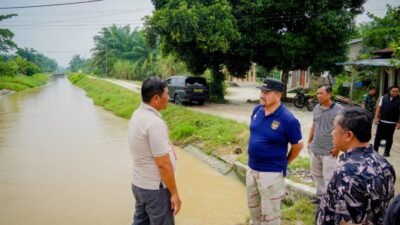 Bupati Tinjau Irigasi Primer Pasar 8, Dorong Penguatan Infrastruktur dan Potensi Rekreasi Air