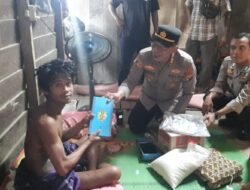 Bentuk Kepedulian Kapolres Kepada Warga Kena Musibah Tersamber Petir, Kapolsek Salurkan Tali Asih
