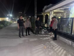 Cegah Kejahatan Jalanan, Kanit Reskrim Bersama Anggota Intensifkan Patroli Malam