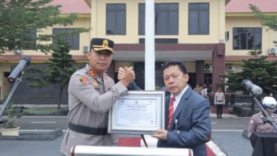 Apresiasi Pelayanan Publik, LEMKAPI Berikan Presisi Award kepada Kapolres Batu Bara