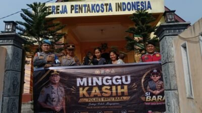 Polres Batu Bara Gelar Minggu Kasih dan Pengamanan Ibadah, Perkuat Kepedulian kepada Masyarakat
