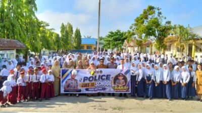 Polres Batu Bara Gelar Police Go To School Serentak di 18 Sekolah