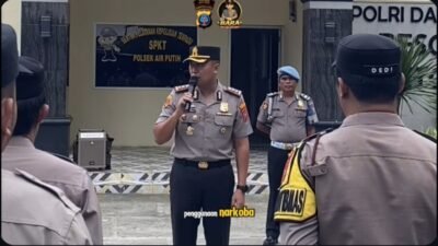Kapolres, Tekankan Perang Terhadap Narkoba Saat Kunjungan Kerja ke Polsek Air Putih