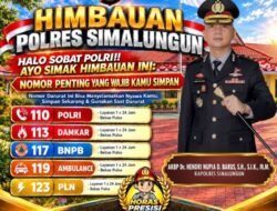 Polres Simalungun Imbau Warga Simpan Nomor Darurat, Pastikan Bantuan Cepat Saat Kondisi Mendesak
