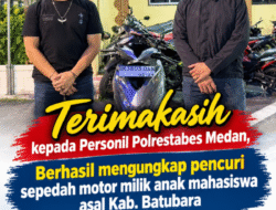 Respons Cepat Polrestabes Medan, Pencurian Sepeda Motor Milik Mahasiswa Asal Batu Bara Berhasil Diungkap