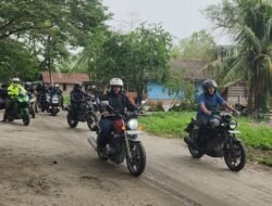 Semangat Kebersamaan Lewat Bermotor Kamtibmas di Wilkum Polres Batu Bara