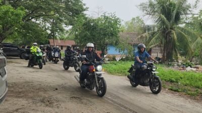 Semangat Kebersamaan Lewat Bermotor Kamtibmas di Wilkum Polres Batu Bara
