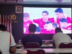 Dukung Timnas Indonesia vs Thailand, Kapolres Batu Bara Ajak Personel Nobar