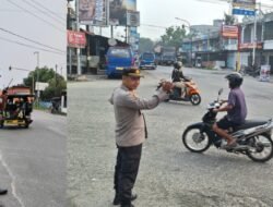 Polres Batu Bara Gelar Strong Point Pagi, Amankan Aktivitas Masyarakat dan Pelajar