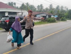 Hadir di Tengah Aktivitas Pagi Masyarakat, Polres Batu Bara Intensifkan Strong Point demi Keselamatan Pengguna Jalan