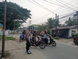 Giat Rutin, Polres Batu Bara Strong Point Pagi, Bantu Kelancaran Arus Lalu Lintas