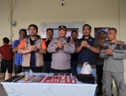 Polres Batu Bara Gempur Sarang Narkoba di Nibung Hangus, Empat Orang Diamankan dan 17,75 Gram Sabu Disita