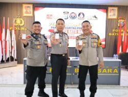 Komitmen Bersih dari Narkoba, 64 Perwira Polres Batu Bara Jalani Tes Urine, Hasilnya Negatif