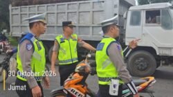 Polisi Hadir di Jam Sibuk, Polres Batu Bara Atur Lalu Lintas di Sejumlah Titik Strategis