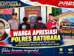 Dua Terduga Pencuri Sawit yang Resahkan Warga Diamankan, Masyarakat Apresiasi Kinerja Polsek Lima Puluh